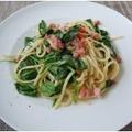 melmarilyn's cooksnap of when they made ほうれん草のアーリオオーリオのパスタ.