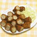 かふぇmomo's cooksnap of when they made 豚薄切り肉とキャベツでロールトンカツ.