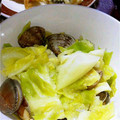 らいそ☆'s cooksnap of when they made 美身体をつくる☆キャベツとあさりの酒蒸し.