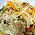 ☆DEKO's cooksnap of when they made 豚野菜の甘辛ダレ炒め.