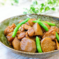 Satoco❋'s cooksnap of when they made ☼簡単♪里芋と鶏肉とこんにゃくの煮物.
