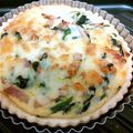 ハミド's cooksnap of when they made ベーコンとほうれん草のキッシュ.