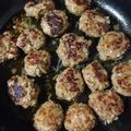 もかにゃぉ★'s cooksnap of when they made もやしと豚挽き肉のつくね.