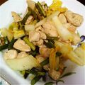 かおりんごぬ's cooksnap of when they made にんにくの芽とささ身のスタミナ炒め.