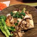 madames's cooksnap of when they made きのこソースで美味しい♪豆腐ステーキ.