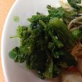 さおにゃんこ✨'s cooksnap of when they made 菜の花のお浸し わさび醤油で☆.