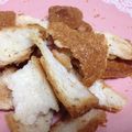 もこにゃん◎'s cooksnap of when they made パンの耳☆オリーブオイルでスナック.
