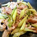 ノブカホ's cooksnap of when they made セロリ＆豚肉の炒めもの***.