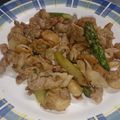 ｽﾘｰﾅｲﾝ's cooksnap of when they made 簡単＊豚肉とベビーホタテの塩麹炒め.