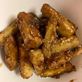 もんきちです's cooksnap of when they made さつまいもの甘辛ごま絡め焼き.