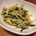 あんこうママ's cooksnap of when they made もやしとにらの卵とじ.