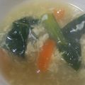 かいたまま's cooksnap of when they made 小松菜＆ふんわり卵の中華スープ☆*.