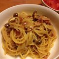 よでちん's cooksnap of when they made 【卵黄＋全卵】本格カルボナーラを簡単に！.