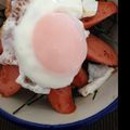 ひぐせと's cooksnap of when they made お魚ソーセージでスパムむすびっぽい丼ぶり.