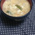 みー＆ろば's cooksnap of when they made 超簡単！卵とキムチのスープ.