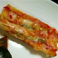 crystaI's cooksnap of when they made オーブントースターでちくわの梅チーズ焼き.