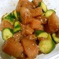 クラファ's cooksnap of when they made びんとろまぐろのサラダ.