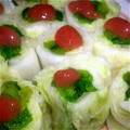 ゆかぽん1966's cooksnap of when they made ほうれん草の白菜巻き.
