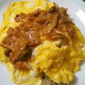 はるのぺ's cooksnap of when they made とろとろクリームチーズオムライス.