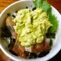 うにイクラ丼's cooksnap of when they made アボカド＆海の幸漬け丼.