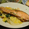 ＷａＴヒロコロ's cooksnap of when they made 簡単　白菜と塩鮭の水煮.