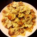 ツヨホコ's cooksnap of when they made 焼きワンタン♥.