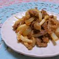 赤い電話's cooksnap of when they made 牛肉のコチュマヨ炒め.