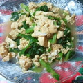 ＊ザリ仔＊'s cooksnap of when they made 菜の花（ほうれん草）の～なのはな和え＾＾.