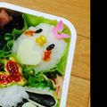 keisaaan's cooksnap of when they made キャラ弁＊にわとり親子♡簡単おにぎり.