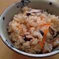 赤丸39's cooksnap of when they made 鮭とひじきレンコンの炊き込みご飯.