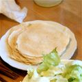 一輝❤葉月's cooksnap of when they made お好み焼き粉でもちもちトルティーヤ.