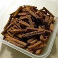 sarari's cooksnap of when they made ノンオイル★おから・きなこプリッツ.