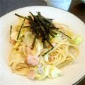 cheb05's cooksnap of when they made 鮭としらすのパスタ★さっぱりレモンバター.
