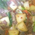 リコマルティ's cooksnap of when they made じゃがいもと挽き肉のピリ辛炒め.