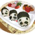ゆけり３兄弟's cooksnap of when they made 俵パンダ弁当（キャラ弁）.