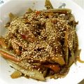 すくぴん's cooksnap of when they made プレ農家めし◆ごぼう人参と牛肉のキンピラ.