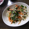 月下深淵's cooksnap of when they made 節約(^^)おつまみ♬白滝➕モヤシ炒め♬.