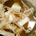 ポッテ's cooksnap of when they made 超簡単！とうふと海苔のお吸い物.