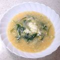 RoomA's cooksnap of when they made チンゲン菜と卵で中華風卵スープ.