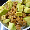 うにイクラ丼's cooksnap of when they made アボガド納豆.