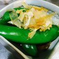 be_minami's cooksnap of when they made 簡単すぎ！スナップエンドウのポン酢和え.
