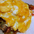 ME～きゅ's cooksnap of when they made 白菜と鯖味噌煮缶の和風炒め　ふわ玉のせ♪.