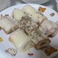 hiko336's cooksnap of when they made 簡単♡調理２分！節約ちくわステーキ.