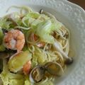 。ありんこ。's cooksnap of when they made あさりと春キャベツのパスタ.