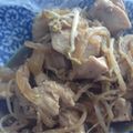 まみちぃ７'s cooksnap of when they made 悪くない！超簡単鶏むね肉焼き肉のタレ炒め.