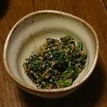 saronpus's cooksnap of when they made 超簡単☆ほうれん草の胡麻和え.