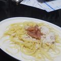 CooTa☆じゃふぁ's cooksnap of when they made 牛乳なのに濃厚！？明太子クリームのパスタ.