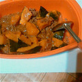 ブー1212's cooksnap of when they made 【ルクエで作る】かぼちゃのそぼろ煮.