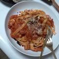 ひでちか丸's cooksnap of when they made ワタリガニのトマトソースパスタ.
