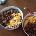 ～あいぼん～'s cooksnap of when they made 子供も大好き♡鶏そぼろの2色丼.